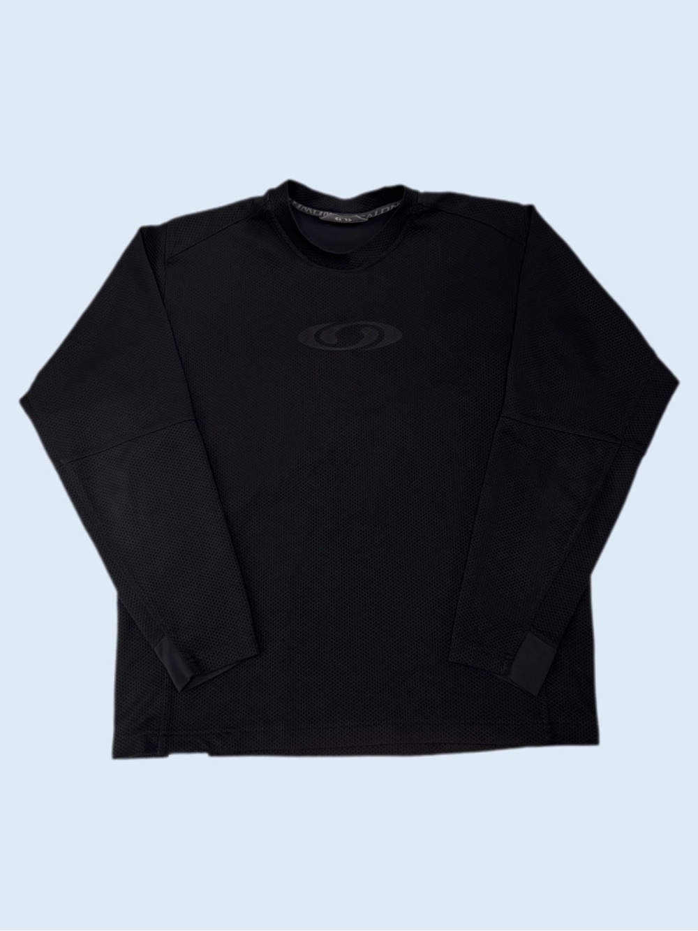 Vintage Y2K Salomon Motomesh Long Sleeve Shirt Thermal Ski Gorpcore Black XL